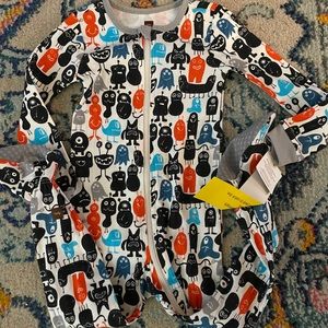 NWT Tea Collection Boy Footie Pajamas 2T
